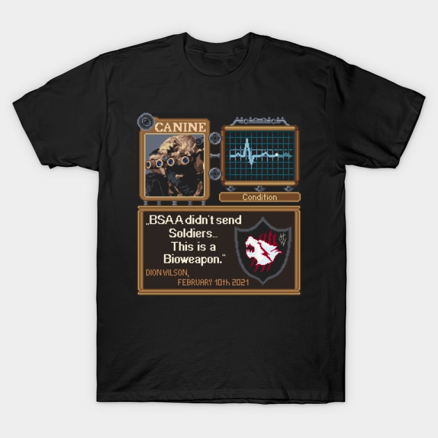 Resident Evil Village Pixel Art T-Shirt by AlleenasPixels